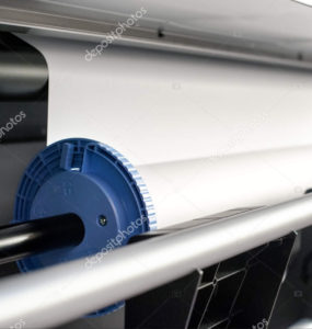 Paper rill mechanism of professional printer