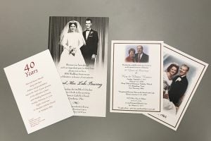 Wedding & Events card printing