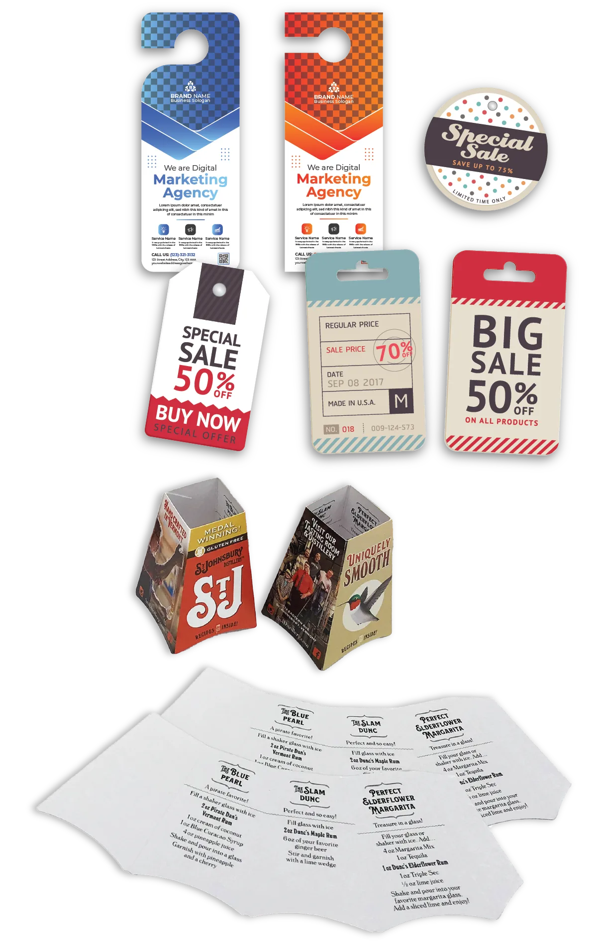 Tags and Doorhangers Printing
